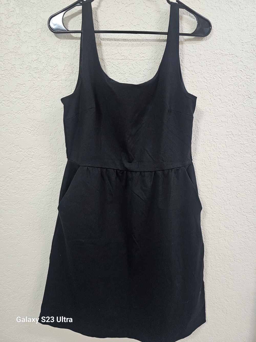 Cynthia Rowley Black Scoop Neck Mini Dress